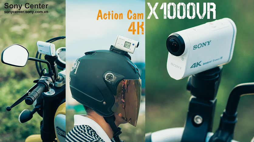 Khám phá Sony Action Cam FDR-X1000VR