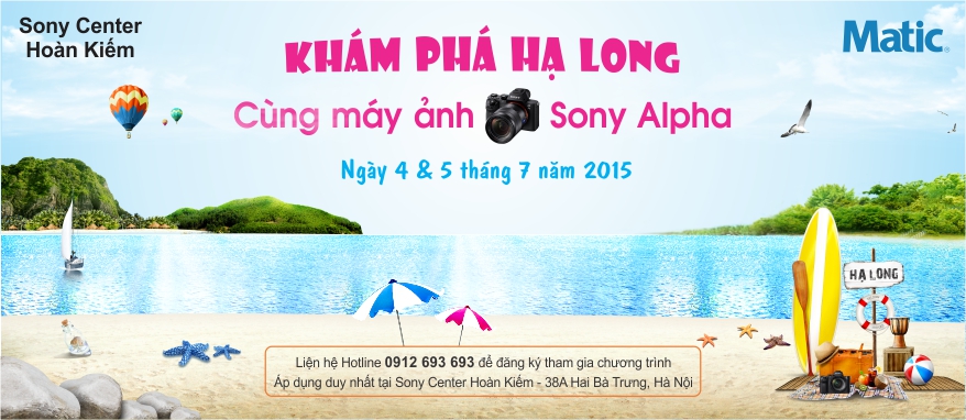 Khám phá Vịnh Hạ Long cùng máy ảnh Sony Alpha