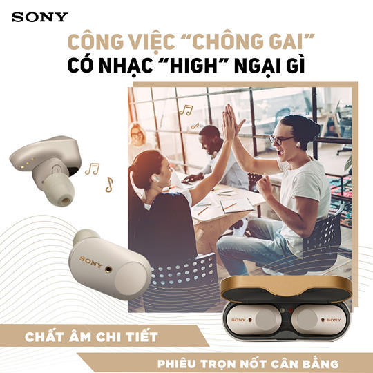 WF-1000XM3 - chiếc tai nghe đáng sở hữu với tính năng tuyệt đỉnh.
