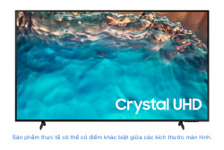 Smart Tivi Crystal Samsung UHD 4K 55 inch UA55BU8000KXXV